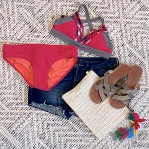 Prana bikini bathing suit - Includes 1 top and 2 bottoms.